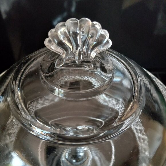 Antique Imperial Glass Early American Pattern Glass Covered Compote Bowl 1902 - Picture 10 of 16